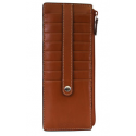 Lodis Toffee Credit Card Case w/ Zipper Pocket
