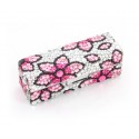 Flower Crystal Lipstick Case