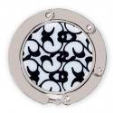 Black & White Luxe Link Foldable Purse Hook