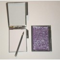 50 Purple Paisley Memo Notepad Cases w/Pens ($7.99/each)