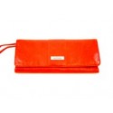 Kenneth Cole Reaction Red Elongated Clutch Wristlet 