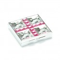 Black and Clear Crystal Aristo Pill Box