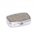 Grey Crystal Pill Box