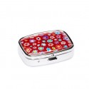 Red Flower Pill Box