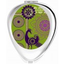 Glam Green Peacock Pill Box