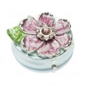 Purple Crystal Flower Pill Box