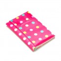 Pink Fabric Polka Dot Passport Cover