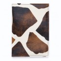Brown Giraffe Print Passport Cover Holder