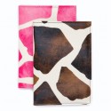 2 Giraffe Print Passport Cover Holders