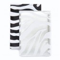 2 Zebra Print Passport Cover Holders