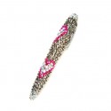 Grey Crystal Heart Pen