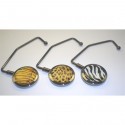 3 Animal Purse Hook Print Black Frame Package