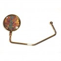 Fire Purse Hook w/Gold Frame
