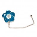 Teal Flower Purse Hook