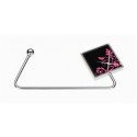 Glam Pink Bird Purse Hook