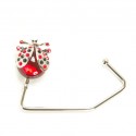 Red Ladybug Crystal Purse Hook