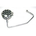Polka Dot Purse Hook w/Mirror Center
