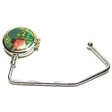 Vintage Garden Purse Hook w/Mirror Center