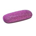 Purple Crystal Eye Glass Case