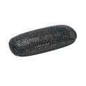 Black Crystal Eye Glass Case