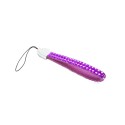 Purple Crystal Cell Phone Key Strap 