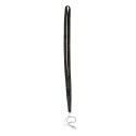Black Crystal Lanyard Keychain Card Holder