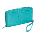 Teal Mundi Distressed Incredible Wallet