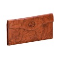 Buxton Brown Heiress Clutch Organizer Wallet