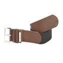 Brown Kenneth Cole Elastic Braid Belt S/M 
