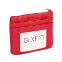 Buxton Red ID Coin Card Case