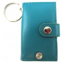 Buxton Turquoise Snigglet Mini Scan Card Organizer w/ Keychain