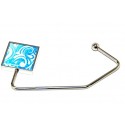 Blue Wave Square Purse Hook