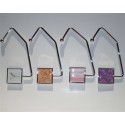 4 Square Purse Hooks