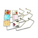 6 Pack Square Purse Hooks