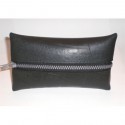 Recycled Black Large Tire Cosmetic Case /Wallet/Clutch : Eco Friendly!