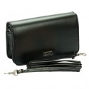 Buxton Black Check Clutch Mini Bag on a String