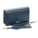 Buxton Navy Check Clutch Mini Bag on a String