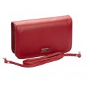 Buxton Red Check Clutch Mini Bag on a String