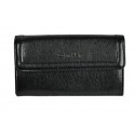 Calvin Klein Black Big Faux Lizard Wallet