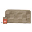 Harveys Original Seatbelt Champagne Full Sm. Zip Wallet