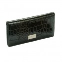 Kenneth Cole Black Slim Croc Clutch