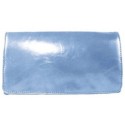 Latico Cornflower Blue Leather Shelby Trifold Wallet