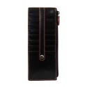 Lodis Black Credit Card Case w/ Zipper Pocket