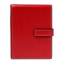 Lodis Red Passport Wallet w/ticket Flap