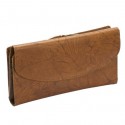 Mundi Brown Marbled Leather Assistant Wallet