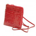 Mundi Red Crossbody Designer Dasher Croco