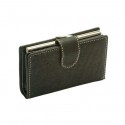 Mundi Black Rio Frame Indexer Leather Wallet