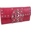 Red Tri-Fold Rocker Wallet