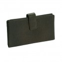 Rolfs Essentials Black Credit Card Checkbook Wallet