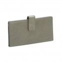 Rolfs Essentials Grey Credit Card Checkbook Wallet